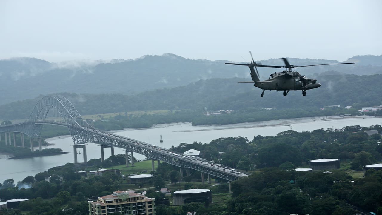 Photo of the Panama Canal 
