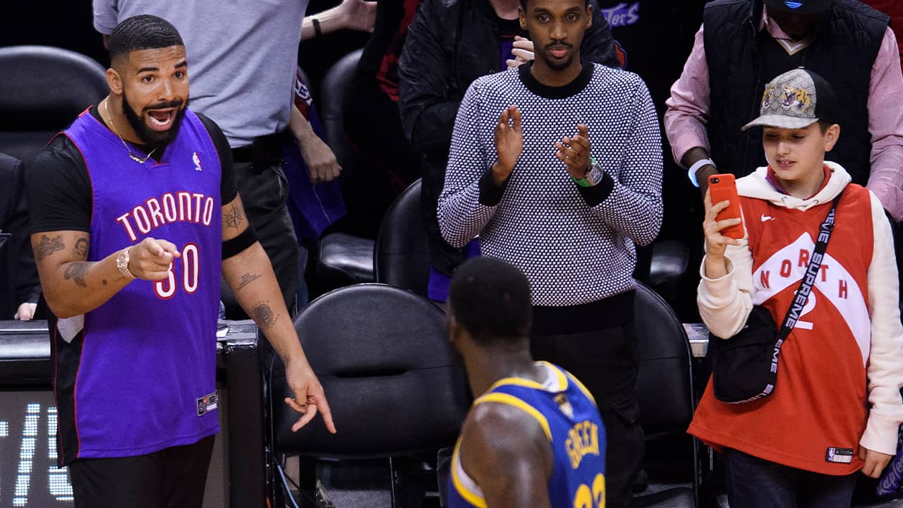 Photo of Drake and Draymond green