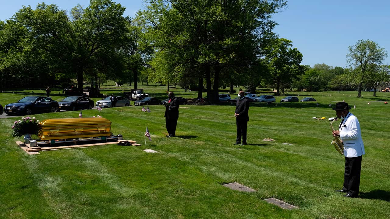 Photo of a funeral