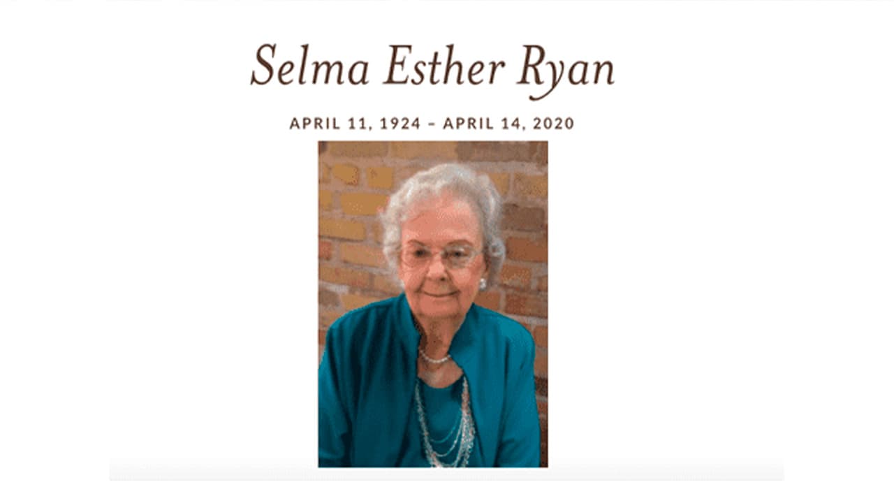 Photo of Selma Esther Ryan (1924-2020)