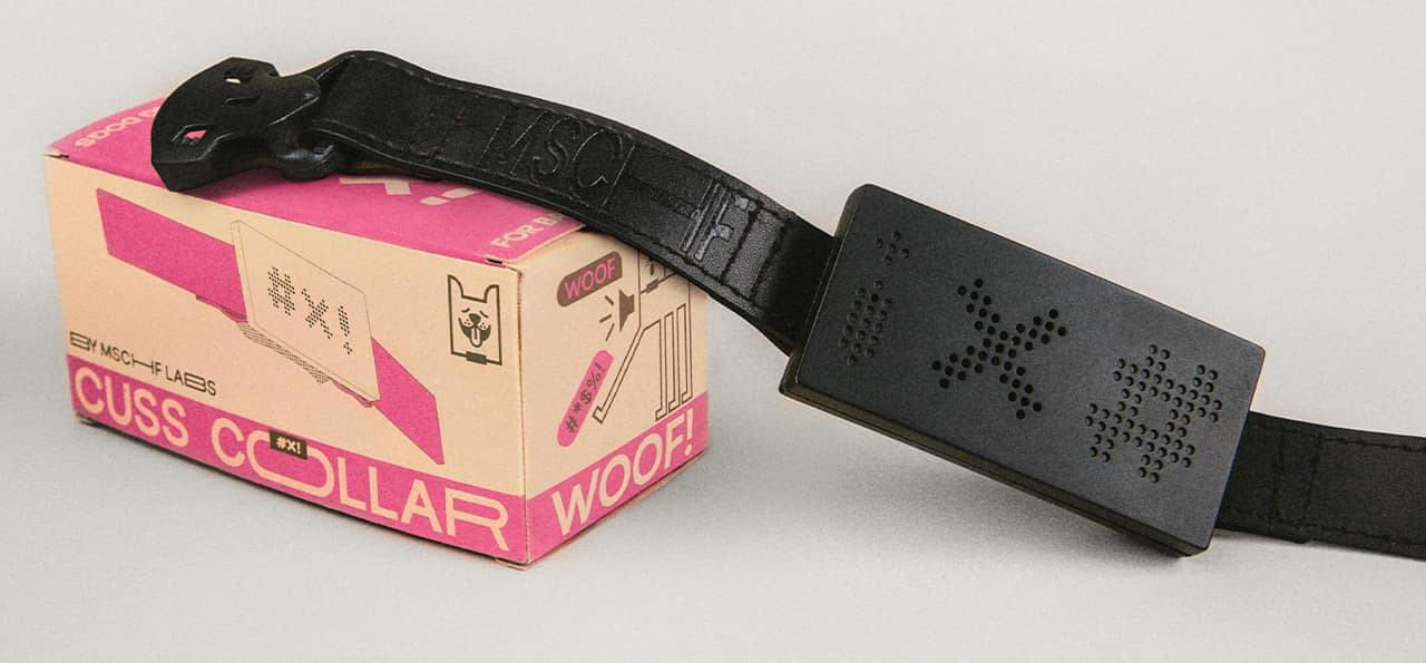 Photo of a Cuss Collar 