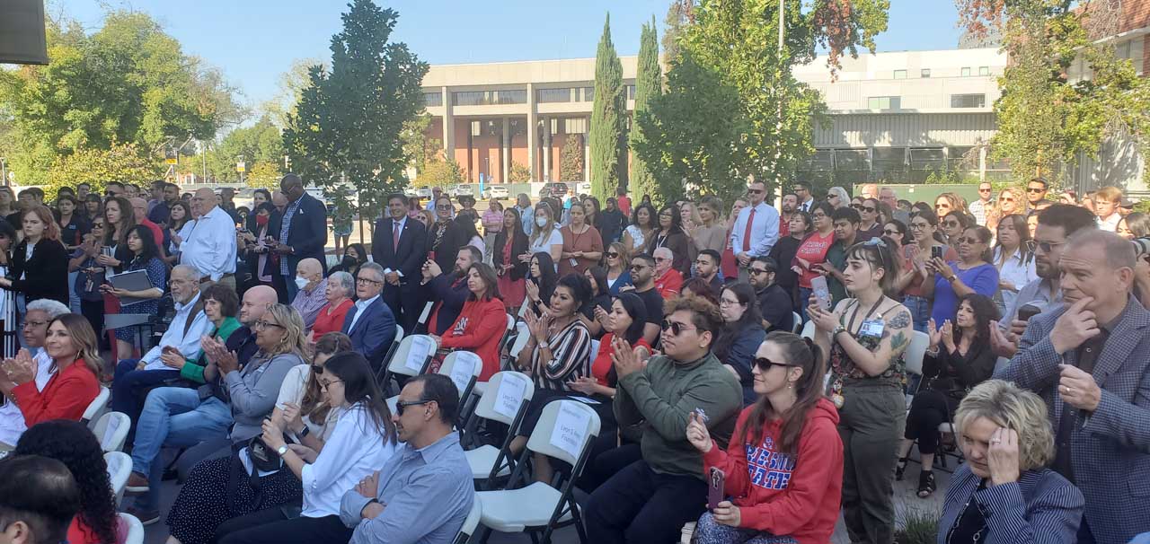 Ribbon cutting Resnick Student Union
