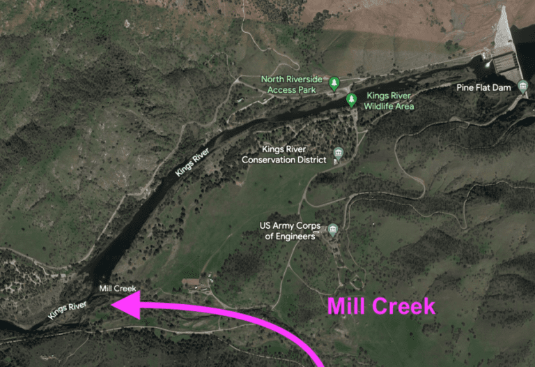 Mill Creek map