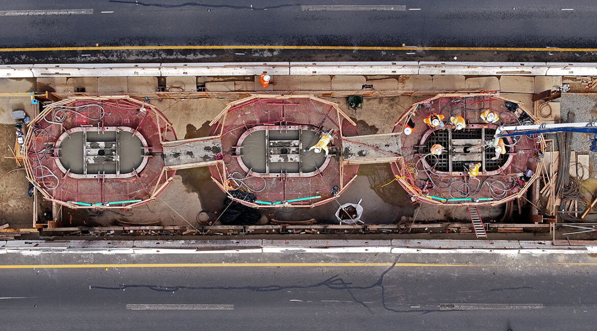 Hanford Viaduct High-Speed Rail Construction