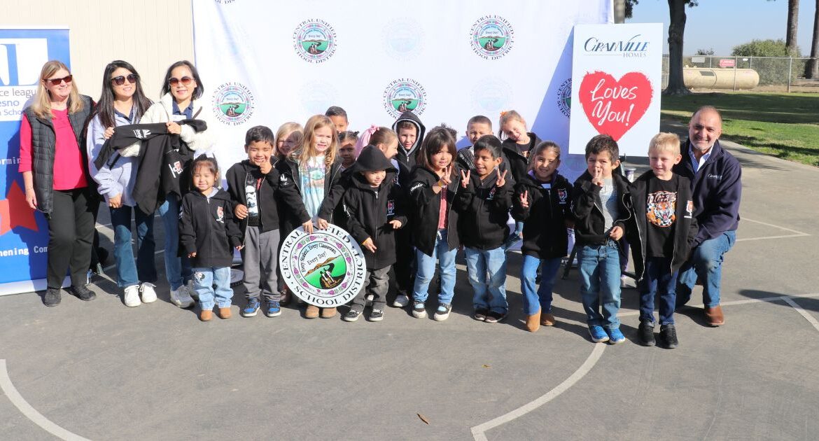 The Foundation for Central Schools' 20th annual Warm for Winter event provided over 2,500 Central Unified students with spirit sweaters, thanks to community partnerships and generous donors. (Central Foundation)