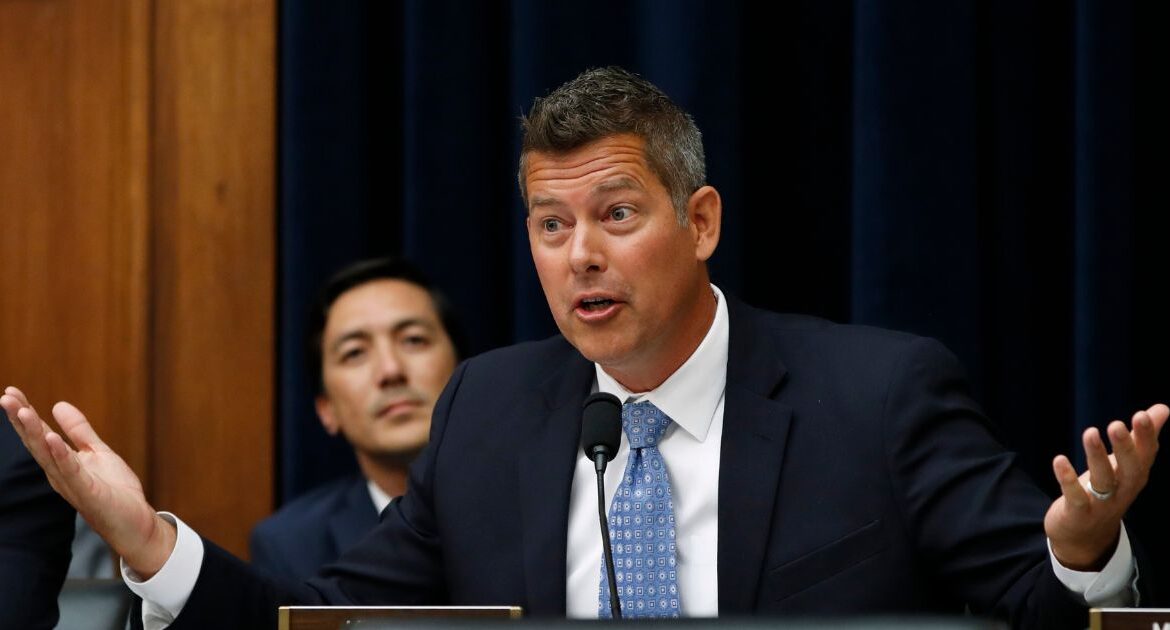 Rep. Sean Duffy, R-Wis., speaks during a hearing July 18, 2018, on Capitol Hill in Washington. President-elect Donald Trump has nominated Duffy to be Transportation Secretary. (AP Photo/Jacquelyn Martin, File)
