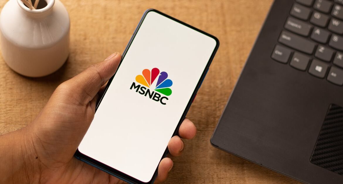 MSNBC recorded its lowest non-holiday ratings in two decades among key viewers, facing steep declines and mounting controversies post-Trump victory. (Shutterstock)