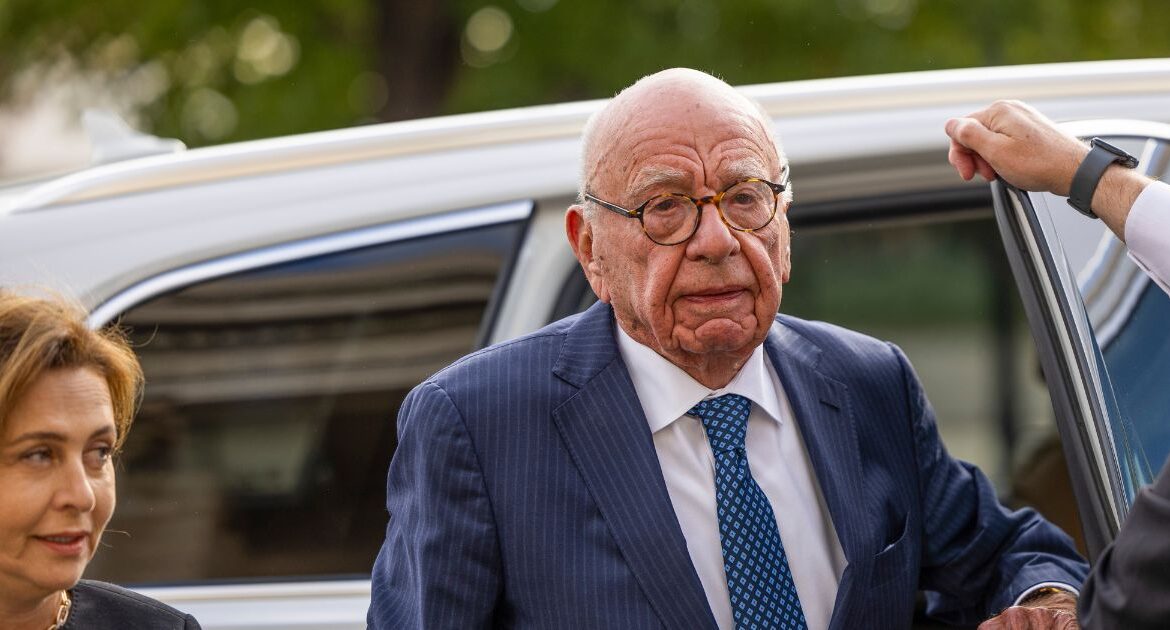 Rupert Murdoch arrives for a probate court hearing in Reno, Nev., Sept. 16, 2024. The battle over the Murdoch family trust will go a long way toward determining the future of the world’s most powerful conservative media empire. (Emily Najera/The New York Times)