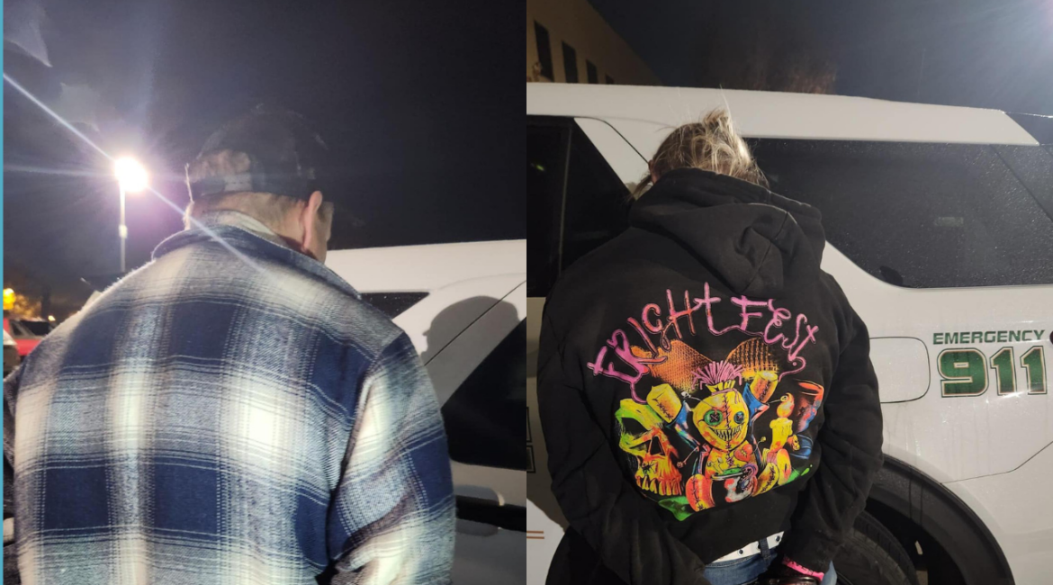 Makenzie Morelli and David Steen have been arrested on December 16, 2024, and face charges of kidnapping, parental abduction, and burglary after allegedly taking two children from their home in Earlimart. (Tulare County SO)
