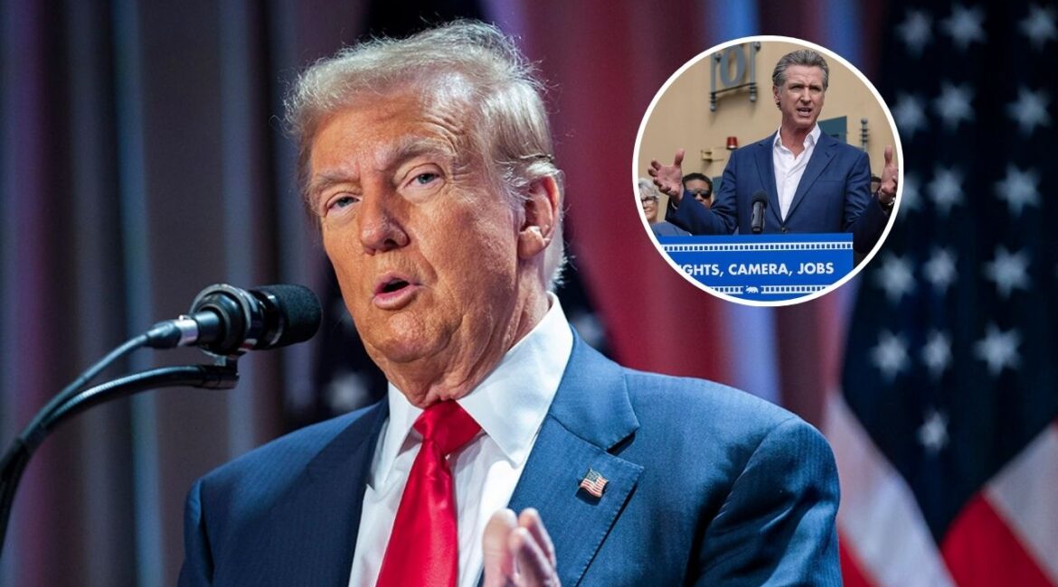 Former President Donald Trump blamed Governor Gavin Newsom for California's water and fire crises, accusing him of prioritizing environmental concerns over the needs of residents amid devastating