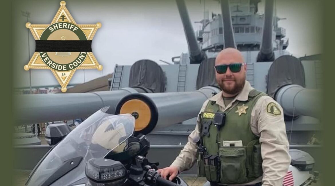 Deputy Timothy Corlew of the Riverside County Sheriff's Office died in a traffic accident on January 8, 2025, while on duty. (Riverside County SO)