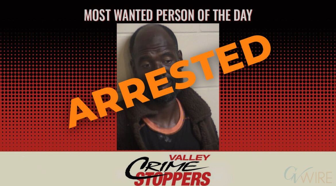 Michael Eric Wilson is Valley Crime Stoppers' most wanted person of the day for Tuesday, Jan. 7, 2025, was arrested on Wednesday, Jan. 15, 2025. (Valley Crime Stoppers)