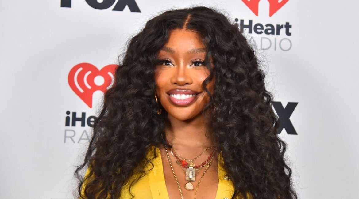 SZA poses in the press room at the iHeartRadio Music Awards on Monday, April 1, 2024, in Los Angeles. (AP File)