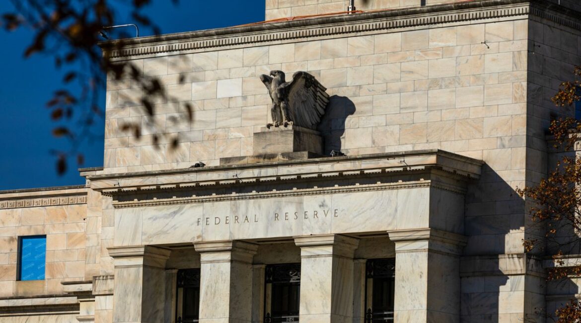 The Federal Reserve building in Washington, Nov 3, 2024. The Federal Reserve is set to stand pat at its first gathering of 2025, pressing pause on interest rate cuts as policymakers take stock of how the world’s largest economy is faring. (Anna Rose Layden/The New York Times)