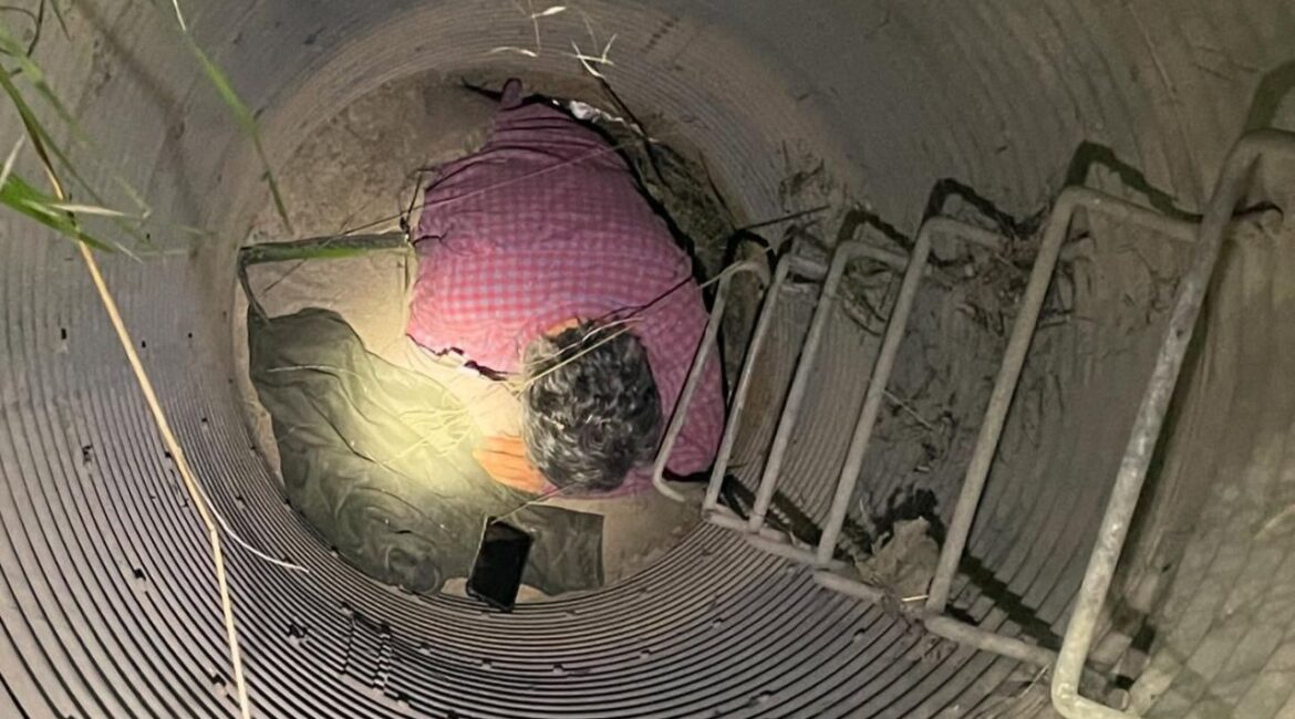 Fresno fire saves a man who fell down a 25 foot drainage pipe on Thursday, Jan. 30, 2025. (Fresno FD)