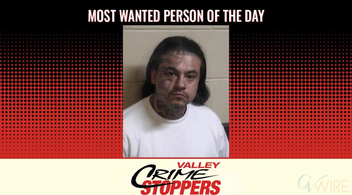 Jesse Armando Casares is Valley Crime Stoppers' Most Wanted Person of the Day for Feb. 11, 2025. (Valley Crimes Stoppers)