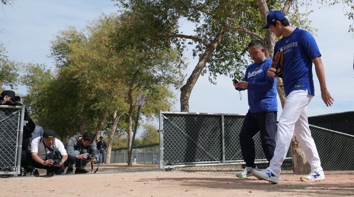 Ohtani Spring Training 2025