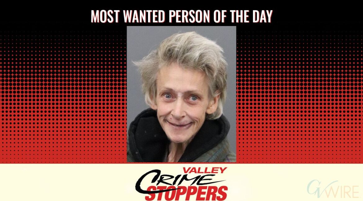 Tiffany Evelyn Tate is Valley Crime Stoppers' Most Wanted Person of the Day for Feb. 18, 2025. (Valley Crimes Stoppers)
