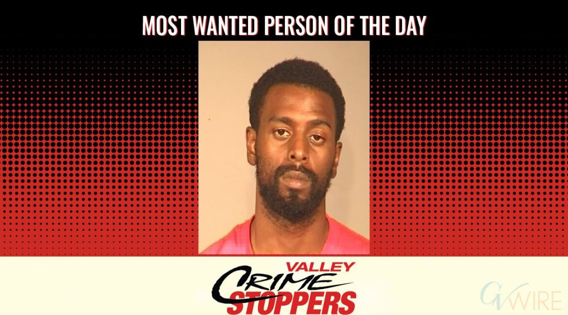 Gregory Edward Washington Jr. is Valley Crime Stoppers' Most Wanted Person of the Day for Feb. 26, 2025. (Valley Crimes Stoppers)