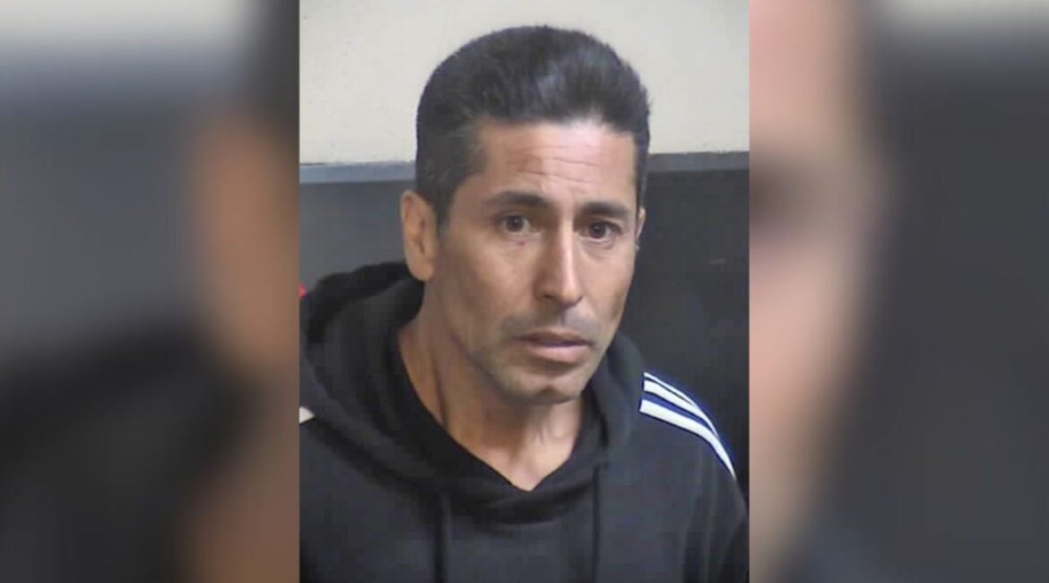 Geraldo Santos, 50, was booked into the Fresno County Jail on felony charges for contacting a minor with the intent of engaging in sexual activity on Thursday, March 6, 2025. (Fresno County SO)