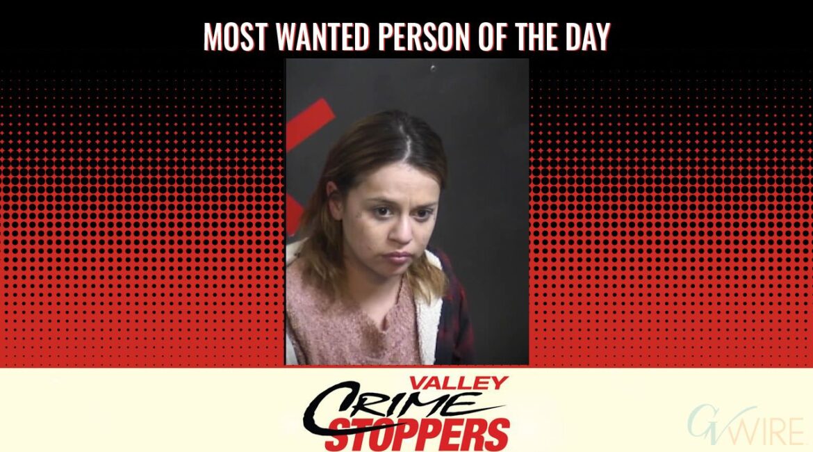 Hannah Rose Barker is Valley Crime Stoppers' Most Wanted Person of the Day for March 12, 2025. (Valley Crimes Stoppers)
