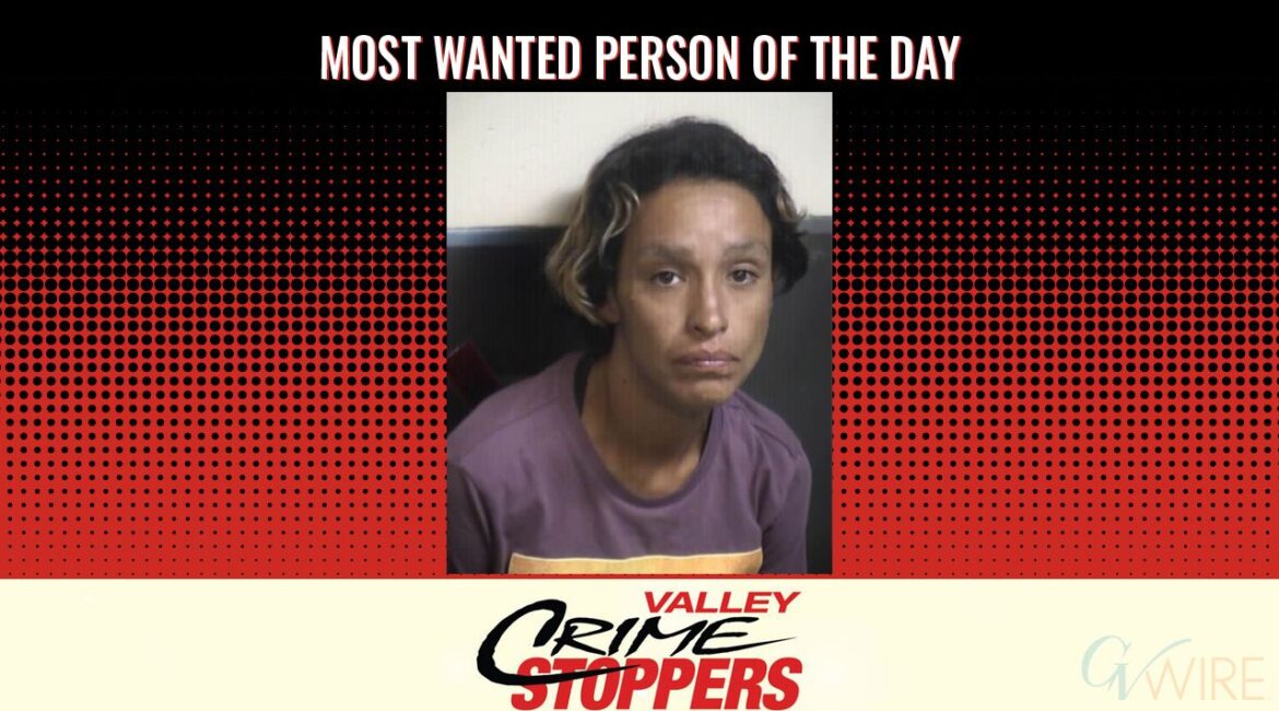 Rebecca Ann Maestas is Valley Crime Stoppers' Most Wanted Person of the Day for March 13, 2025. (Valley Crimes Stoppers)