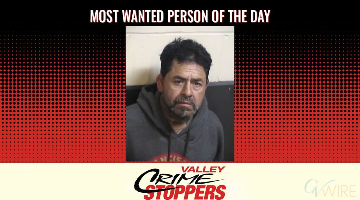 Eddie Gamez Gonzales is Valley Crime Stoppers' Most Wanted Person of the Day for March 21 2025. (Valley Crimes Stoppers)