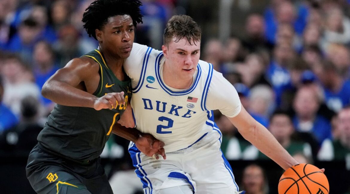 Duke's Cooper Flagg Against Baylor in 2025 NCAAs