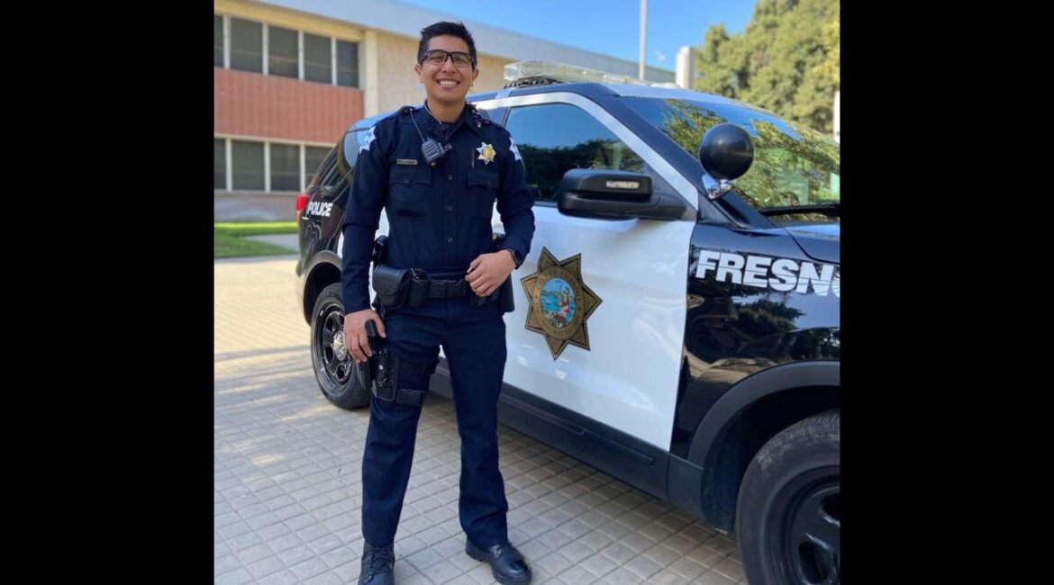Fresno Police Officer Ryan Torres, a dedicated public servant known for his commitment to the community, has died after a battle with cancer, the department announced. (Fresno PD)
