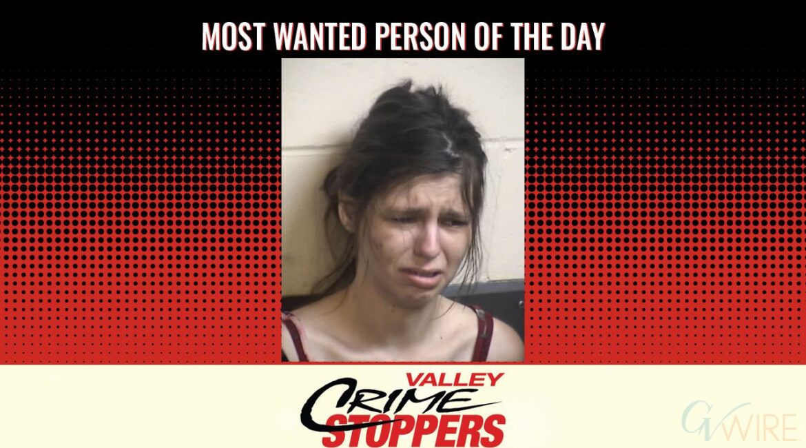 Sara Ploeckelmann is Valley Crime Stoppers' Most Wanted Person of the Day for March 28, 2025. (Valley Crimes Stoppers)