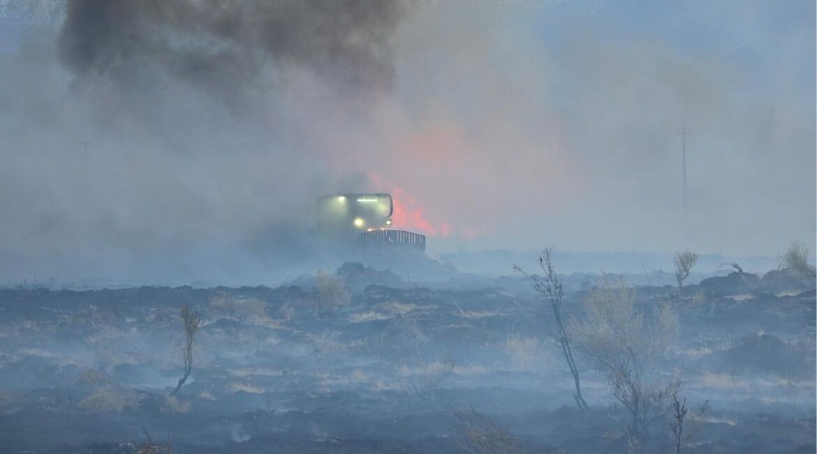 The Silver Fire has burned 1,250 acres near Bishop with 0% containment, prompting evacuations as strong winds hamper firefighting efforts. (CalFire)