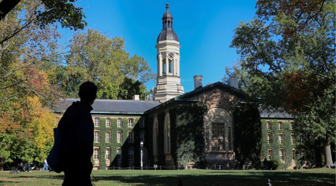 Nassau Hall at Princeton University is in Princeton, N.J., Oct. 8, 2024. (AP File)