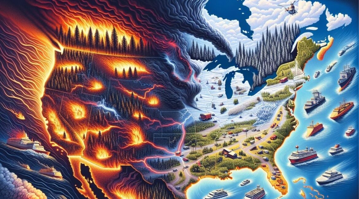 A new Gallup poll shows that extreme weather events have sharply increased in the Western U.S., with 43% of residents affected, largely due to wildfires and extreme heat, while concerns about climate change continue to rise. (Shutterstock AI)
