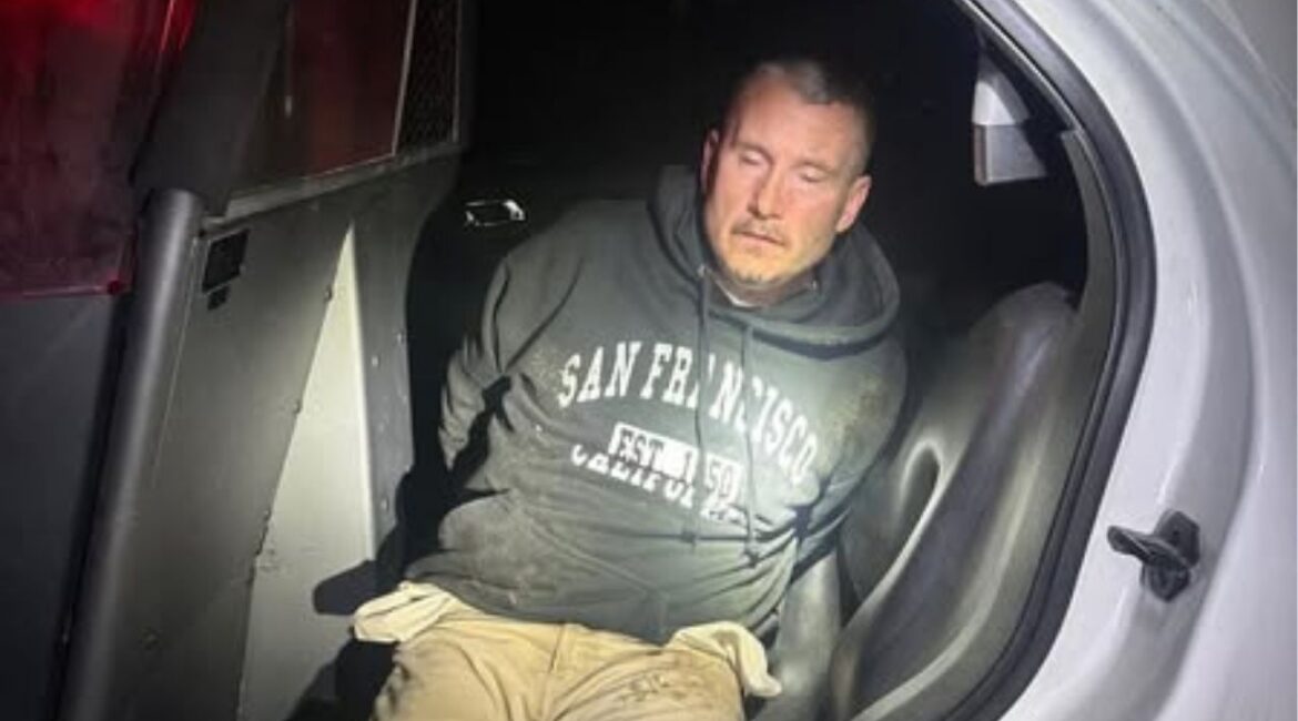 Kenneth Bratton, 43, was arrested after allegedly firing at Tulare County Sheriff’s deputies during an eviction attempt in Porterville. (Tulare County SO)