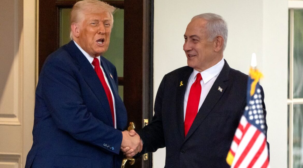 Trump and Netanyahu in the West Wing, April 7, 2025