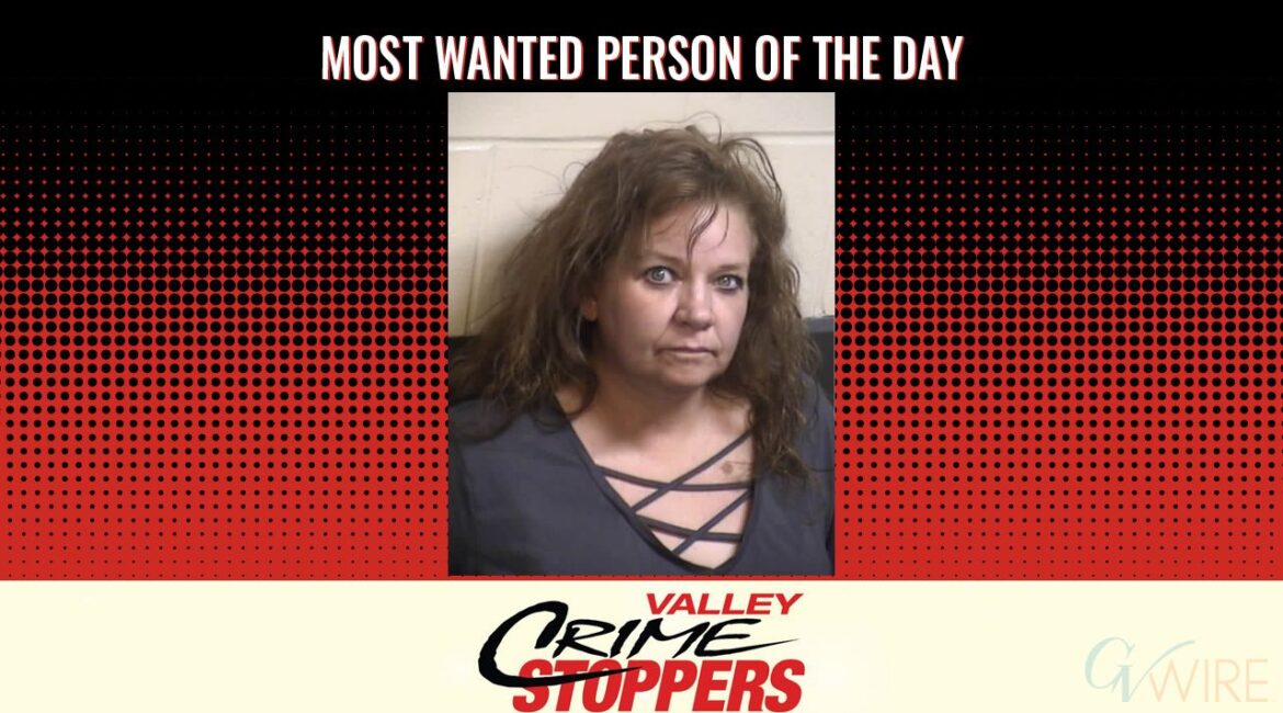 Jeana Louise Rogers is Valley Crime Stoppers' Most Wanted Person of the Day for April 8, 2025. (Valley Crimes Stoppers)