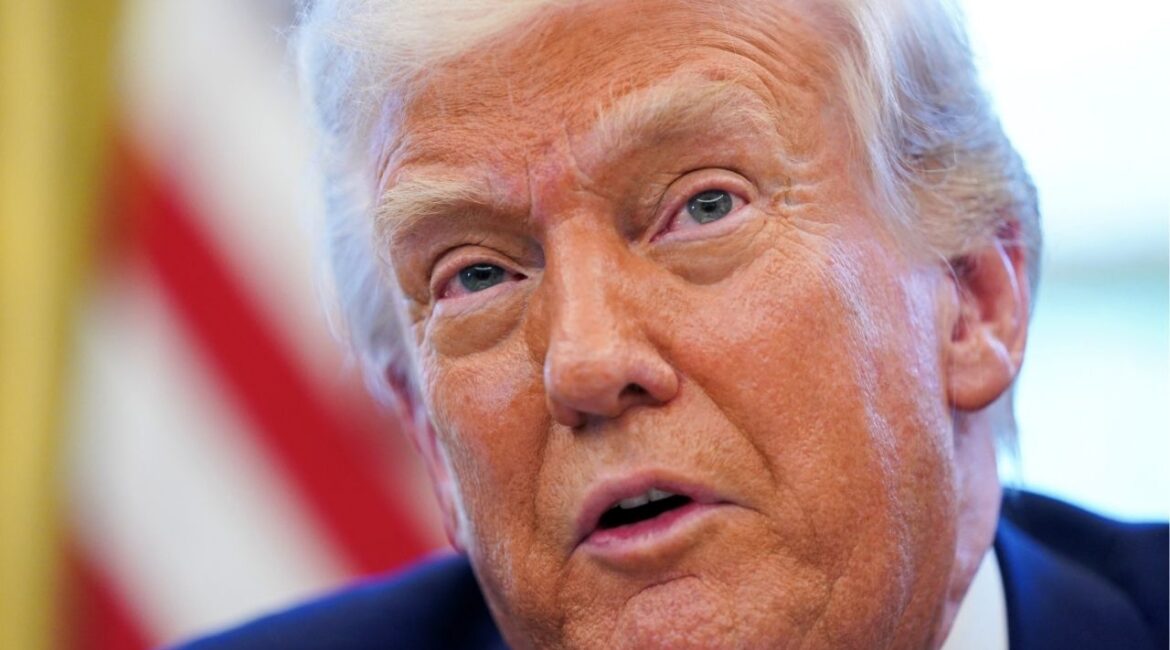 President Donald Trump speaks, as he signs executive orders and proclamations in the Oval Office at the White House in Washington, D.C., U.S., April 9, 2025. (REUTERS File)