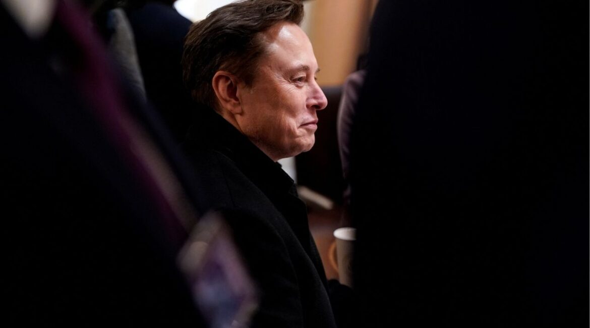 Tesla CEO Elon Musk attends a cabinet meeting at the White House in Washington, D.C., U.S., April 10, 2025. (REUTERS File)