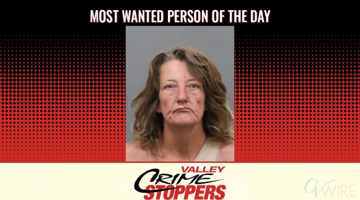 Jennifer Michelle King is Valley Crime Stoppers' Most Wanted Person of the Day for April 16, 2025. (Valley Crimes Stoppers)