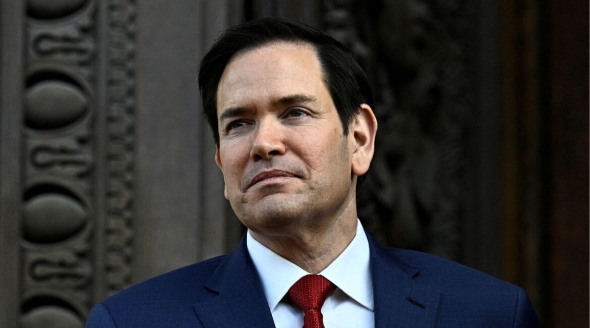 Secretary of State Marco Rubio looks on upon his arrival at the Quai d'Orsay, France's Ministry of Foreign Affairs, before a bilateral meeting with his French counterpart in Paris, France April 17, 2025. (JULIEN DE ROSA/Pool via REUTERS/File photo)