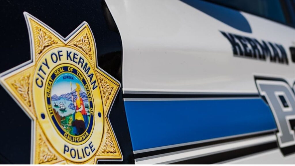 A Fresno man was arrested in Kerman on Wednesday, April 23, 2025, after allegedly driving recklessly, resisting arrest, and showing signs of being under the influence, police said. (Kerman PD)