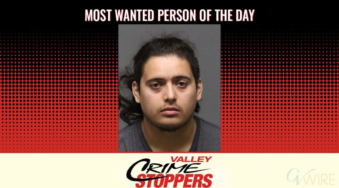 Kevin Bryan Bedolla is Valley Crime Stoppers' Most Wanted Person of the Day for April 30, 2025. (Valley Crime Stoppers)