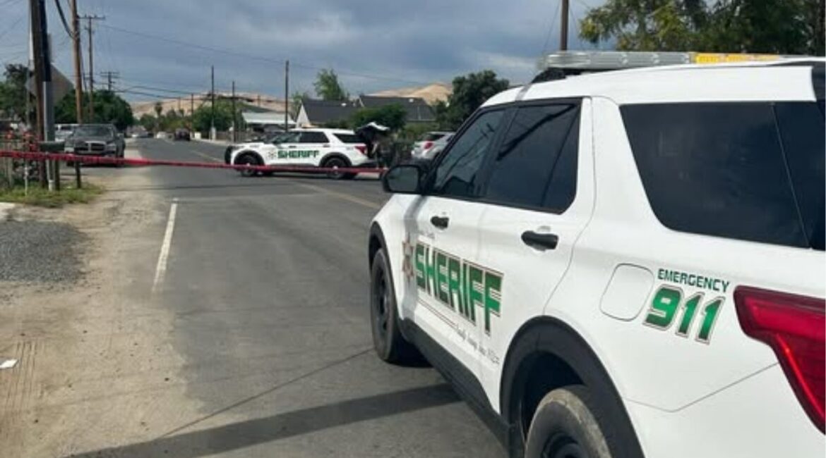 A masked man in his late teens or early 20s was confronted by a resident during an attempted home invasion in Porterville before fleeing in a waiting vehicle on Thursday, May 1, 2025. (Tulare County SO)