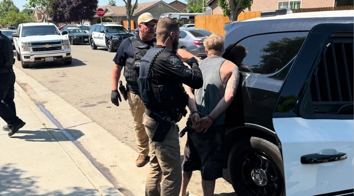 Authorities uncovered an illegal gun manufacturing operation and arrested three people during a multi-agency raid Friday, May 2, 2025, in Visalia. (Visalia PD)