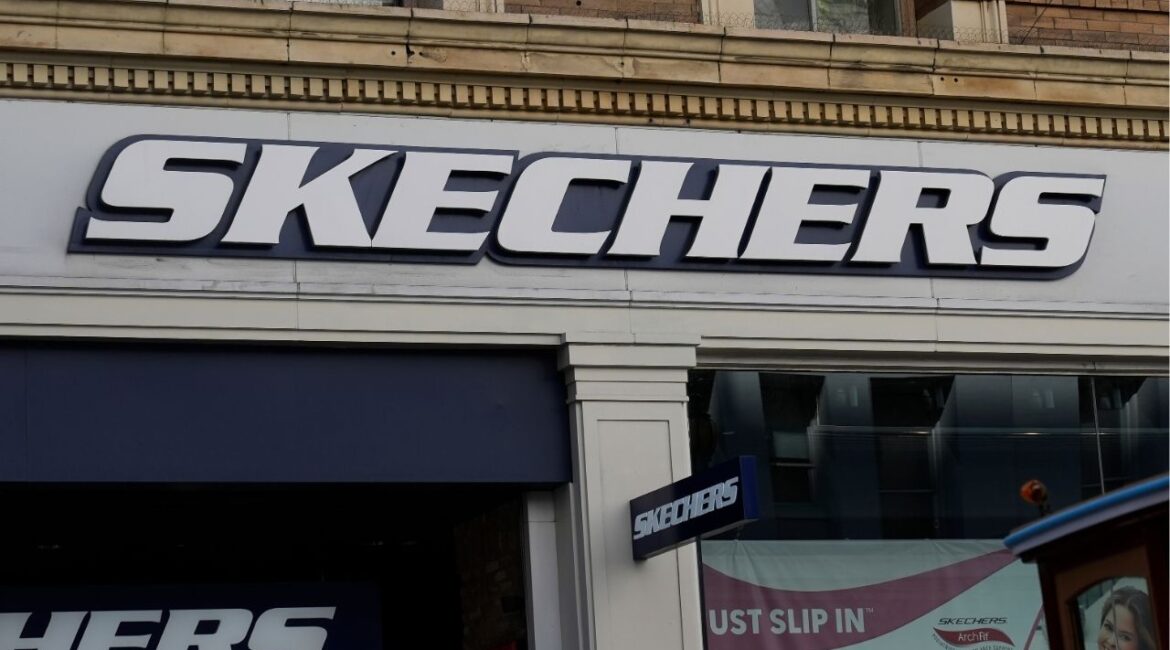 A Skechers sign is shown in San Francisco, March 17, 2024. (AP File)