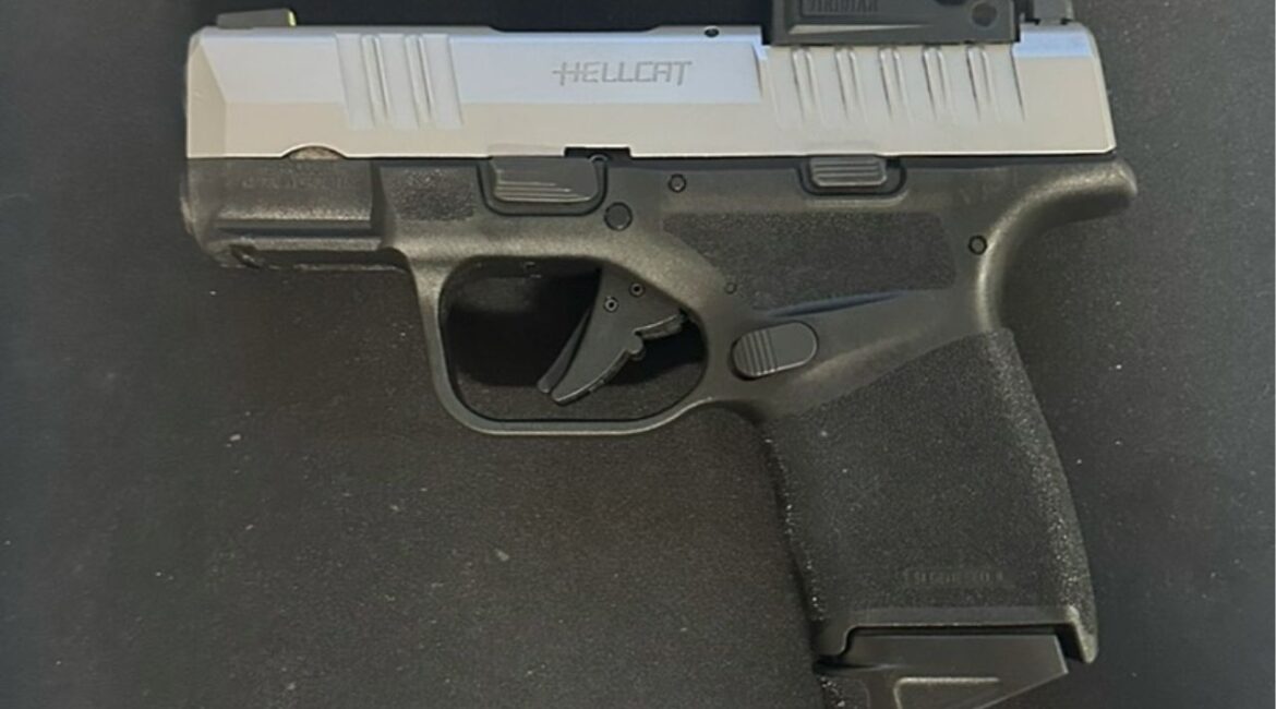 Fresno police arrested a known gang member who ran from officers and tossed a gun over a fence in southeast Fresno. (Fresno PD)