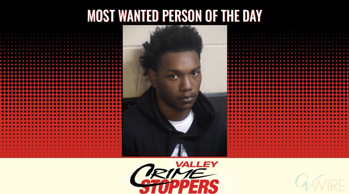 Derick JC Miller is Valley Crime Stoppers' Most Wanted Person of the Day for May 12, 2025. (Valley Crimes Stoppers)