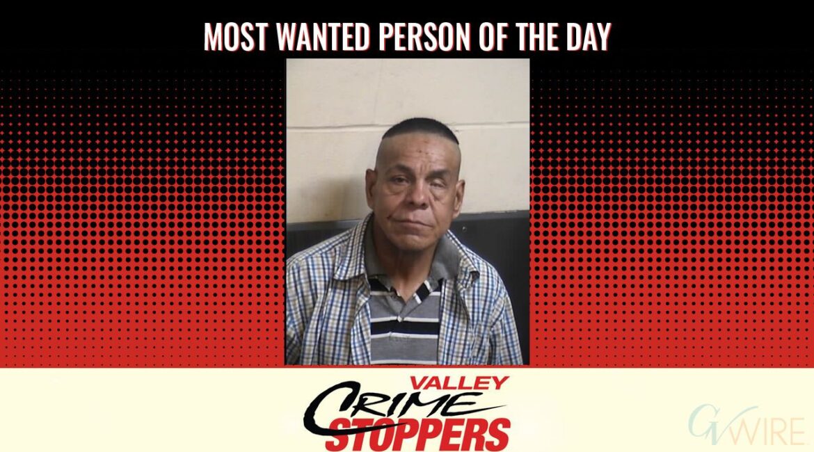 Simon Aguilera Navarro is Valley Crime Stoppers' Most Wanted Person of the Day for May 14, 2025. (Valley Crimes Stoppers)