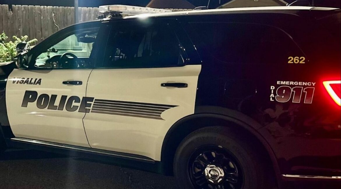 A man was shot while driving near Giddings Street and Riggin Avenue in Visalia just after midnight Monday, May 26, 2025, leaving him with non-life-threatening injuries as police continue to investigate. (Visalia PD)