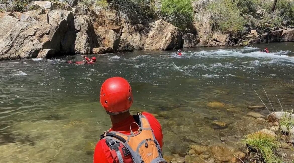 Tulare County deputies and the Swift Water Team were searching the Tule River near Upper Coffee Camp for a man who went missing in the water Sunday, May 25, 2025. (Tulare County SO)